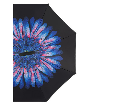 Парасолька навпаки Lesko Up-Brella Хризантема Синя (2907-75015) Парасолька навпаки Lesko Up-Brella Хризантема Синя (2907-75015)