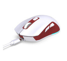 Миша бездротова HXSJ Т28 з акумулятором та RGB підсвічуванням 2,4G+Bluetooth Red