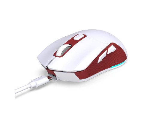 Миша бездротова HXSJ Т28 з акумулятором та RGB підсвічуванням 2,4G+Bluetooth Red Миша бездротова HXSJ Т28 з акумулятором та RGB підсвічуванням 2,4G+Bluetooth Red