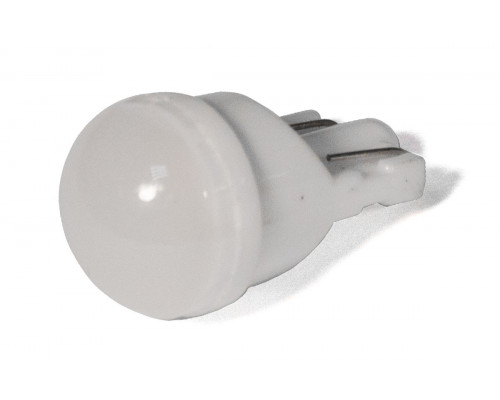 Світлодіодна лампа StarLight T10 1 діод COB 12V 0.4W WHITE / матова лінза / CERAMIC Світлодіодна лампа StarLight T10 1 діод COB 12V 0.4W WHITE / матова лінза / CERAMIC