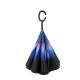 Парасолька навпаки Lesko Up-Brella Хризантема Синя (2907-75015)