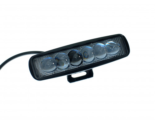 Світлодіодна фара AllLight JR-6D-G06-18W 6chip EPISTAR spot лінза 9-30V Світлодіодна фара AllLight JR-6D-G06-18W 6chip EPISTAR spot лінза 9-30V