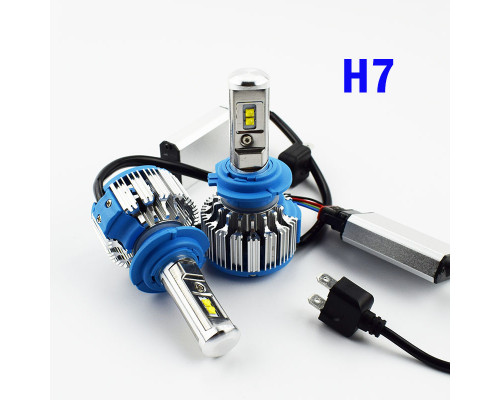 Комплект LED ламп TurboLed T1 H7 6000K 50W 12/24v CanBus з активним охолодженням Комплект LED ламп TurboLed T1 H7 6000K 50W 12/24v CanBus з активним охолодженням