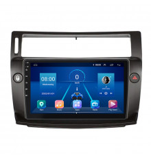 Штатна магнітола Lesko для Citroen C4 I Рестайлінг 2008-2011 9" 6/128Gb 4G Wi-Fi GPS Top (11171-68090)