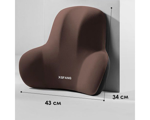 Поперекова подушка на сидіння XGFANG Brown