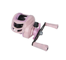 Котушка рибальська мультиплікаторна yumoshi AK 201 Pink-Black Left 6294-85958