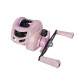 Котушка рибальська мультиплікаторна yumoshi AK 201 Pink-Black Left 6294-85958