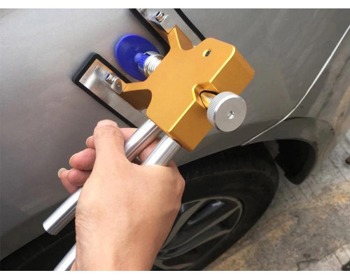 Інструмент для видалення вм'ятин з автомобіля без фарбування CARP мініліфтер 18,5х12х10 см Помаранчевий (C051043)