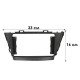 Перехідна рамка 9 Lesko для авто Toyota Prius V 2012-2017 left wheel (6902)