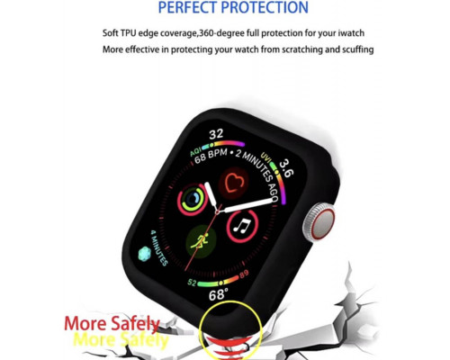 Захисний чохол для Apple Watch СВ 49 мм Ultra Чорний 457767764 Захисний чохол для Apple Watch СВ 49 мм Ultra Чорний 457767764