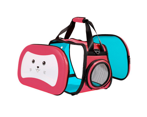 Сумка-перенесення для котів та собак на плече Taotaopets 255509 460х320х315 мм Рожевий (10936-60582) Сумка-перенесення для котів та собак на плече Taotaopets 255509 460х320х315 мм Рожевий (10936-60582)