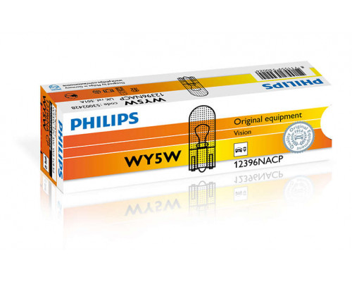 Автолампа ук. PHILIPS 12396NACP WY5W 12V 5W W2, 1X9, 5d Автолампа ук. PHILIPS 12396NACP WY5W 12V 5W W2, 1X9, 5d