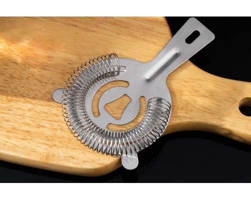 Стрейнер для бару ТМ сито для коктейлів 140х93 мм Сріблястий (С051372)