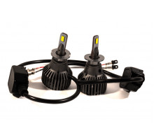 Комплект LED ламп HeadLight F1X H3 (Pk22s) 52W 12V 8400Lm з активним охолодженням (збільшена світловіддача)