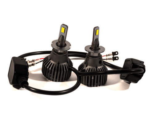 Комплект LED ламп HeadLight F1X H3 (Pk22s) 52W 12V 8400Lm з активним охолодженням (збільшена світловіддача) Комплект LED ламп HeadLight F1X H3 (Pk22s) 52W 12V 8400Lm з активним охолодженням (збільшена світловіддача)