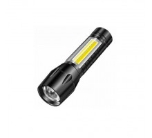 Ліхтарик світлодіодний акумуляторний FLish 3W LED + COB 350 лм USB (RT050713)