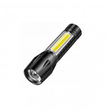 Ліхтарик світлодіодний акумуляторний FLish 3W LED + COB 350 лм USB (RT050713)