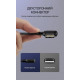 Двосторонній зарядний кабель для iPhone iPad McDodo 90 ° USB to Lightning з LED підсвічуванням 50 см