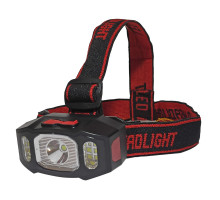 Ліхтар акумуляторний налобний HeadLight WJ-1730 3W+COB5W
