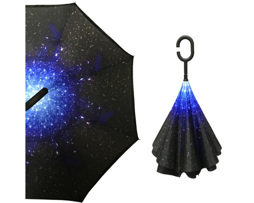 Жіноча парасолька Up-Brella Зоряне небо жіноча (2907-7778) Жіноча парасолька Up-Brella Зоряне небо жіноча (2907-7778)