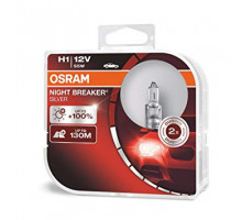 Автолампа OSRAM 64150NBS Night Breaker Silver +100 H1 55W 12V P14.5S 10X2 HardDuopet