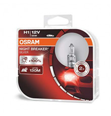 Автолампа OSRAM 64150NBS Night Breaker Silver +100 H1 55W 12V P14.5S 10X2 HardDuopet