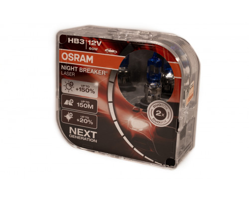 Автолампа OSRAM 9005NL HB3 Night Breaker LASER NG +150% 60W 12V P20d HardDuopet Автолампа OSRAM 9005NL HB3 Night Breaker LASER NG +150% 60W 12V P20d HardDuopet