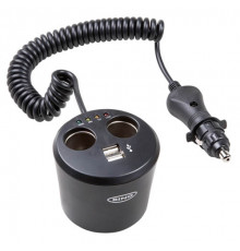Розгалужувач RinG RMS10 у підсклянник на 2 гнізда + 2 USB