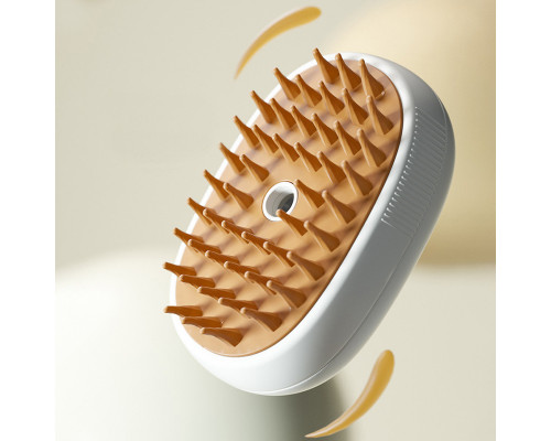 Гребінець для чищення та видалення вовни Taotaopets 0910006 Beige 13174-84408