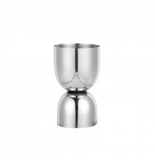 Джигер барний двосторонній ТМ мірна склянка 20/40 мл Сріблястий (С051371)