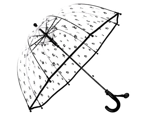 Дитяча парасолька RST RST046A Цифри Чорний (12331-74939)