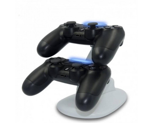 Зарядна док станція Iplay для Sony DualShock 4 PS4 на 2 геймпада Білий Зарядна док станція Iplay для Sony DualShock 4 PS4 на 2 геймпада Білий