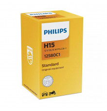 Галогенова лампа Philips 12580C1 H15 12V 15/55W PGJ23t-1