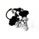 Комплект LED ламп AllLight X3 H4 50W 6000K 6000lm з радіатором та світлофільтрами (3000K/8000K)