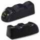 Подвійна зарядна станція Dobe для геймпадів PlayStation (PS4 / PS4 Slim / PS4 Pro) Dualshock 4 з LED індикатором Чорна