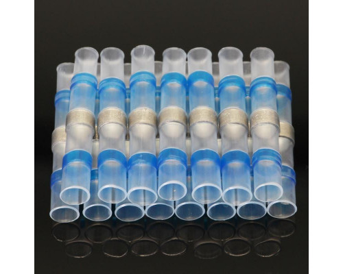 Термозбіжна гільза з припоєм PR термоусадка 1.5-2.5 мм² 30 шт Синій (C050947-30)