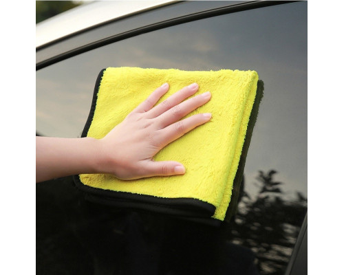 Набір мікрофібри двосторонньої iBlue 40х30 см 10 шт Жовто-сірий (С050524-10)