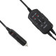 Накидка на два сидіння AIKESI 02 Black GB4706 з підігрівом від прикурювача 12В для автомобіля