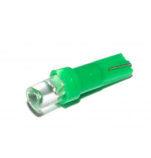 Світлодіодна лампа AllLight T 5 1 діод LED W2*4.6d 12V GREEN