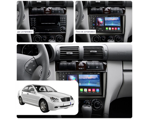 Штатна магнітола Lesko Mercedes-Benz C-Клас II W203 Рестайлінг 2004-2008 9" 4/64Gb/ 4G/ Wi-Fi/ CarPlay (9604-34716) Штатна магнітола Lesko Mercedes-Benz C-Клас II W203 Рестайлінг 2004-2008 9" 4/64Gb/ 4G/ Wi-Fi/ CarPlay (9604-34716)