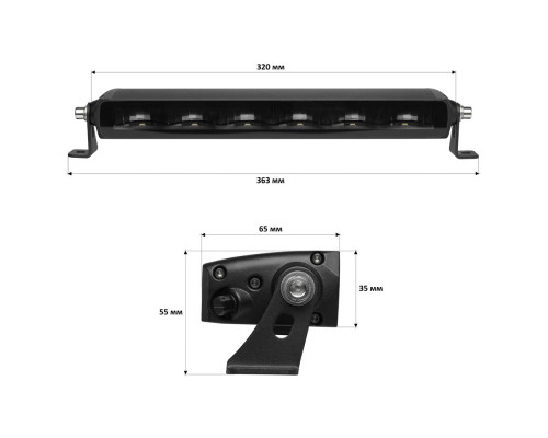 Світлодіодна фара-люстра Starlight 60 watt 10-30V IP68 (SL47-60W) Світлодіодна фара-люстра Starlight 60 watt 10-30V IP68 (SL47-60W)