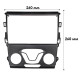 Перехідна рамка Lesko 9" Ford Mondeo 2013+ Fusion 2013+ (6806) для машини Ford Mondeo