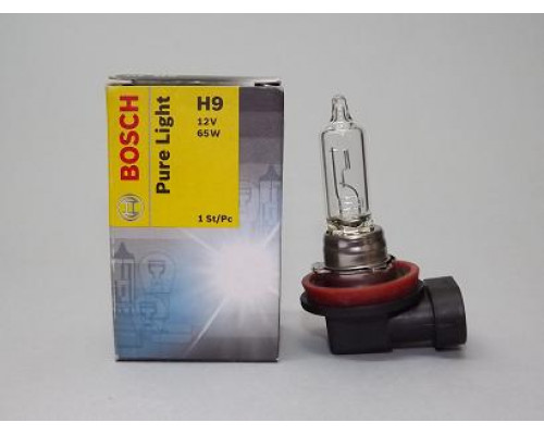 Автолампа BOSCH Pure Light H9 65W 12V PJ19-5 (1987302082) Автолампа BOSCH Pure Light H9 65W 12V PJ19-5 (1987302082)