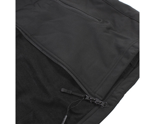 Тактична чоловіча куртка Soft Shell Lesko A001 3XL Чорний Тактична чоловіча куртка Soft Shell Lesko A001 3XL Чорний