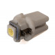Світлодіодна лампа AllLight T 5 1 діод 12V B8,5d панель приладів 2109 15*19мм WHITE