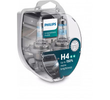 Автолампа PHILIPS 12342XVPS2 H4 60/55W 12V P43T X-tremeVision Pro150 +150%