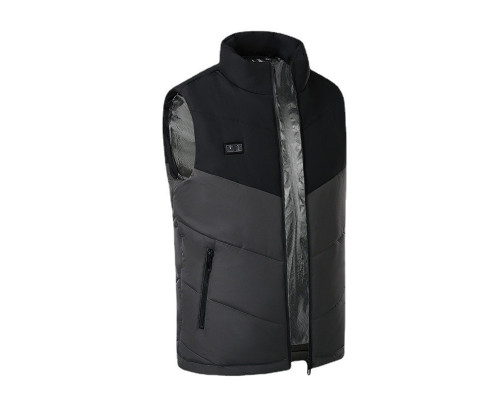 Жилетка з підігрівом Lesko 2208 M Black-Grey Жилетка з підігрівом Lesko 2208 M Black-Grey