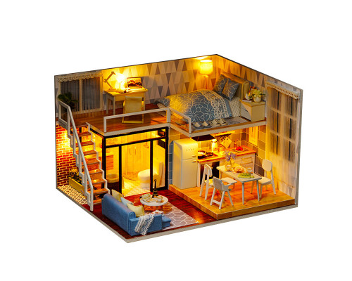 Ляльковий будинок конструктор DIY Cute Room L-023 Таунхаус 3D (5793-19401)