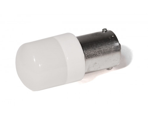 Світлодіодна лампа StarLight T25 6 діодів SMD 3030 12-24V 5W WHITE матова лінза з керамічним ободом Світлодіодна лампа StarLight T25 6 діодів SMD 3030 12-24V 5W WHITE матова лінза з керамічним ободом