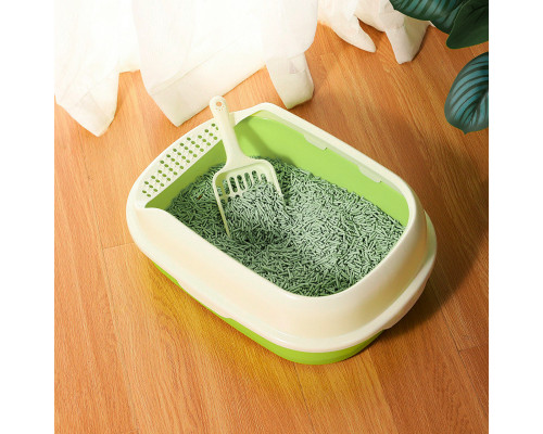 Туалет для кішок з лопаткою Taotaopets 226611 Green Туалет для кішок з лопаткою Taotaopets 226611 Green